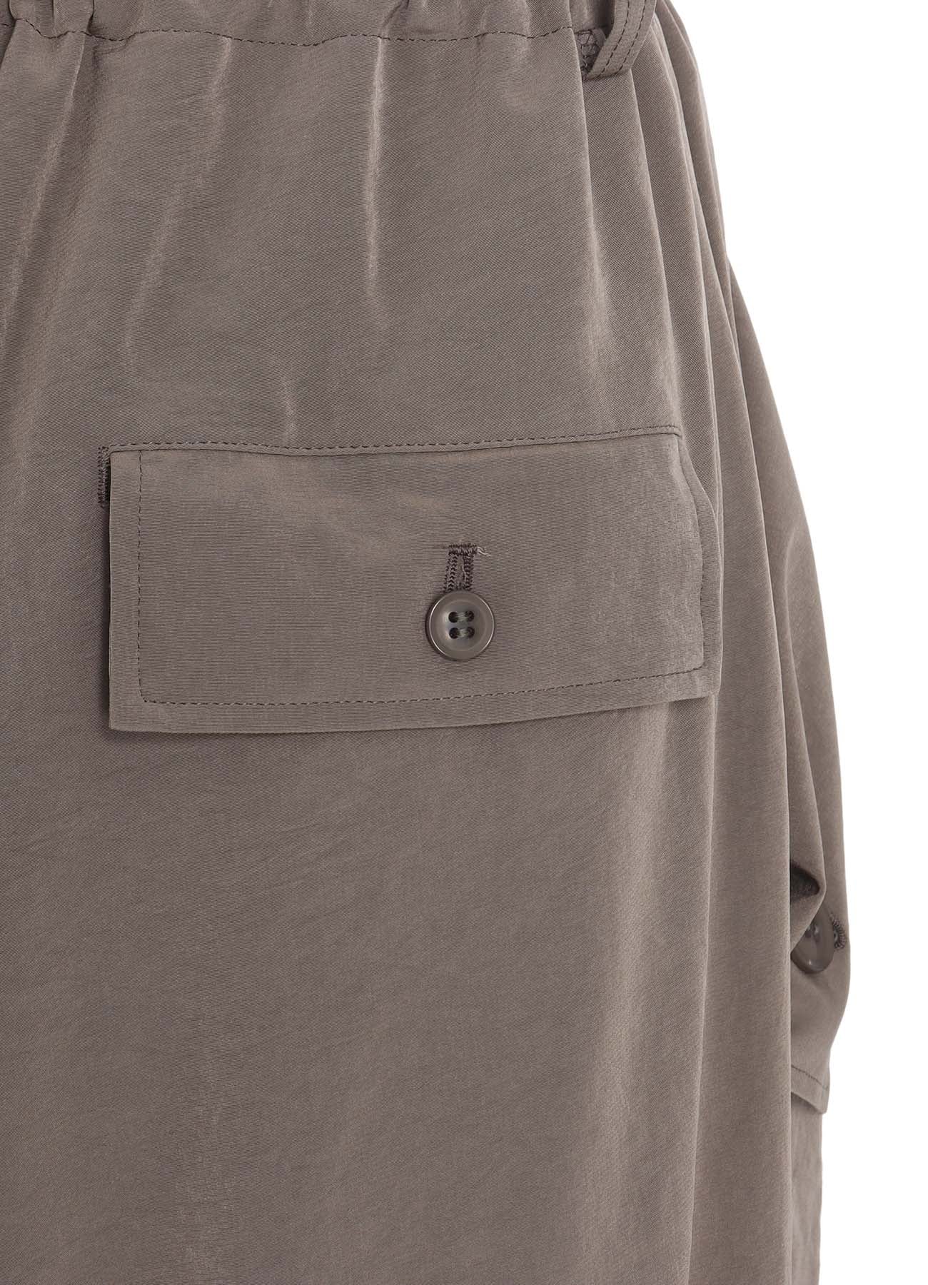 TA/PE CREPE DE CHINE ELASTIC WAIST PANTS