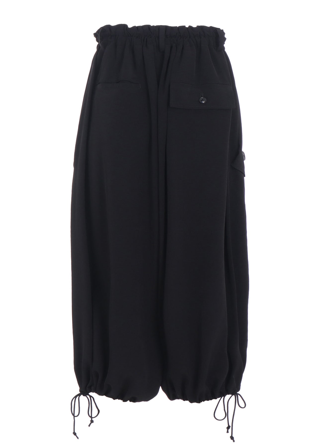 TA/PE CREPE DE CHINE ELASTIC WAIST PANTS – THE SHOP YOHJI YAMAMOTO