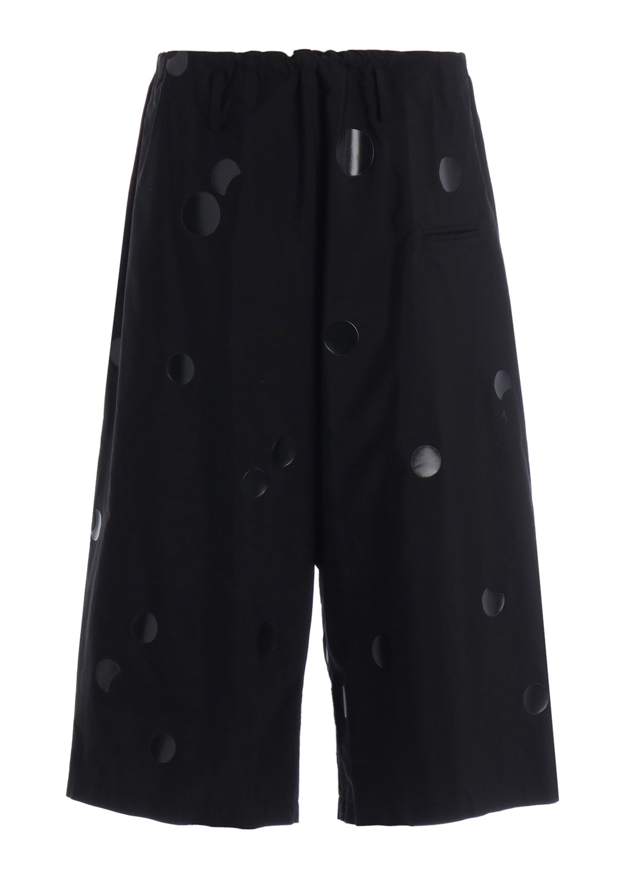 100/2 BROAD DOT PIGMENT PRINT STRING WAIST PANTS