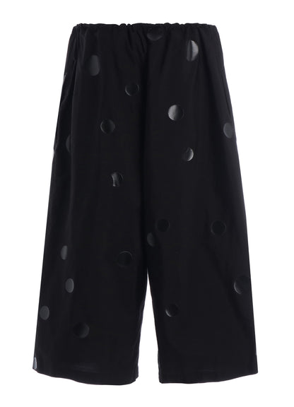 100/2 BROAD DOT PIGMENT PRINT STRING WAIST PANTS