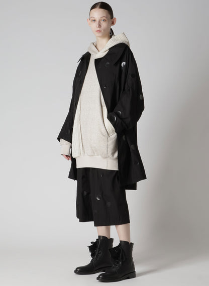 100/2 BROAD DOT PIGMENT PRINT STRING WAIST PANTS