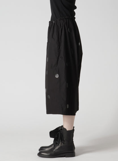 100/2 BROAD DOT PIGMENT PRINT STRING WAIST PANTS