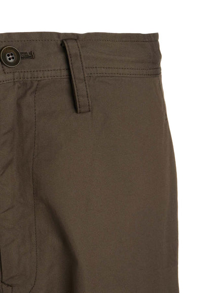 COTTON TWILL SEMI-WIDE CHINA PANTS