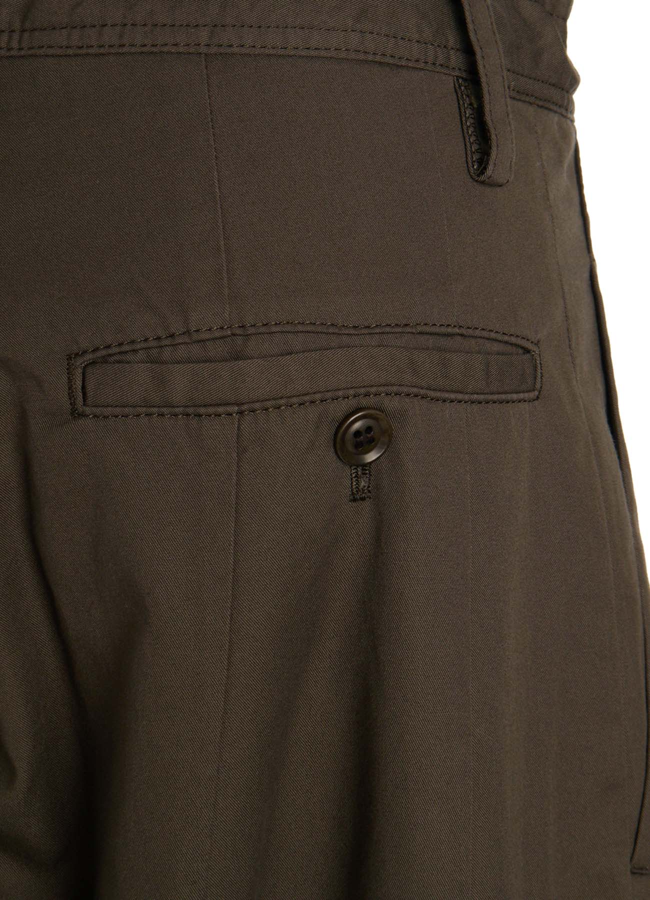 COTTON TWILL SEMI-WIDE CHINA PANTS