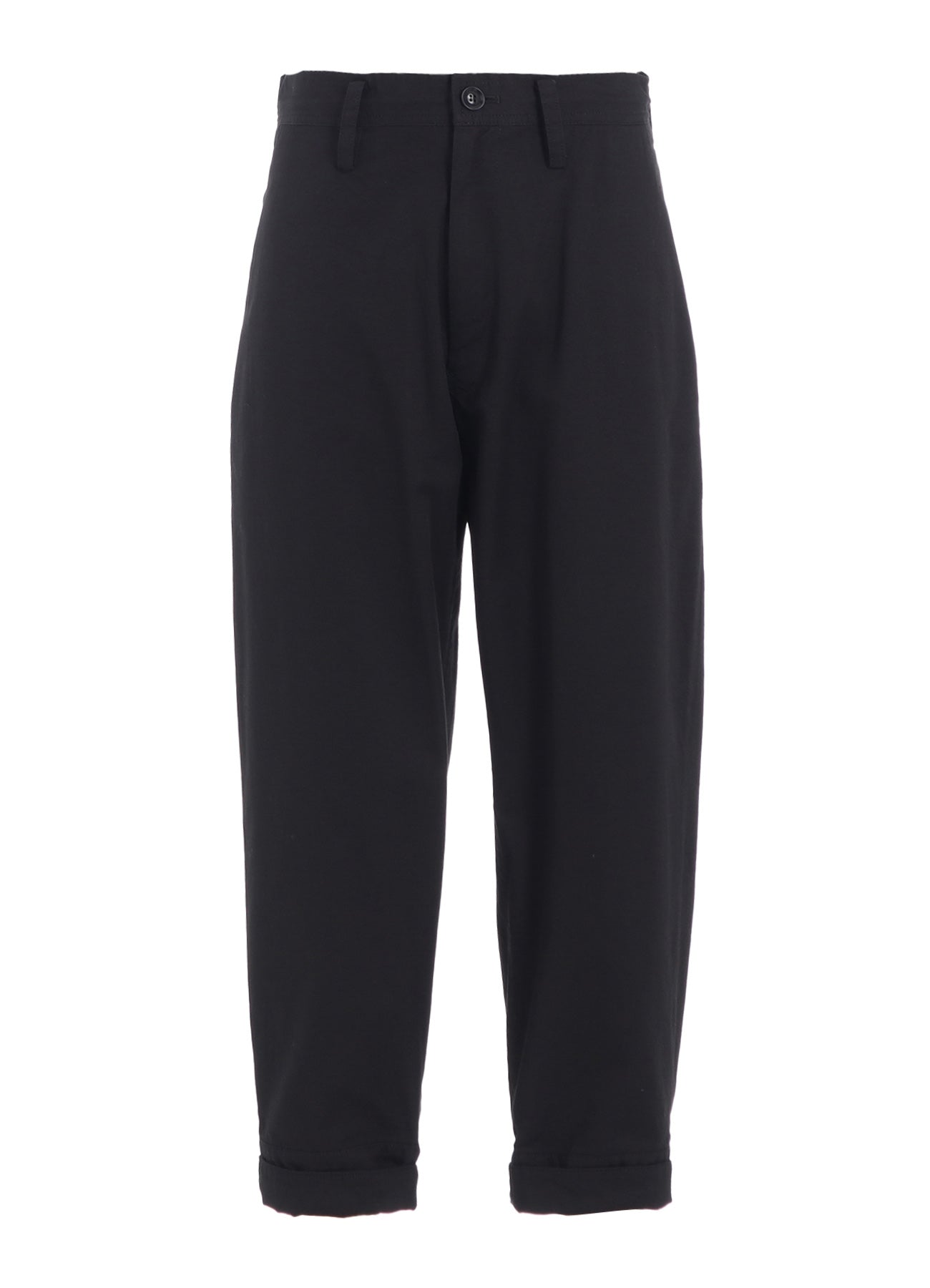 COTTON TWILL SEMI-WIDE CHINA PANTS
