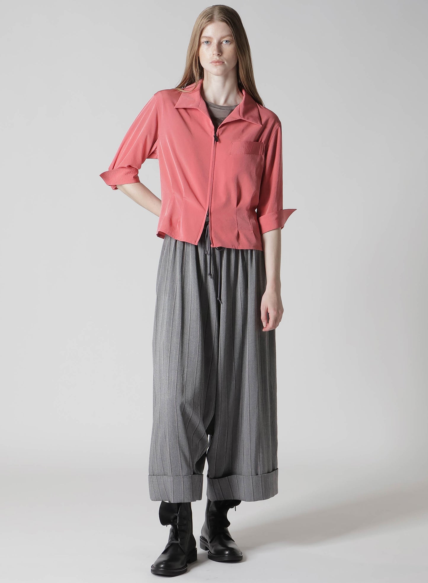RY/ STRIPE WIDE MACKIN SAROUEL PANTS