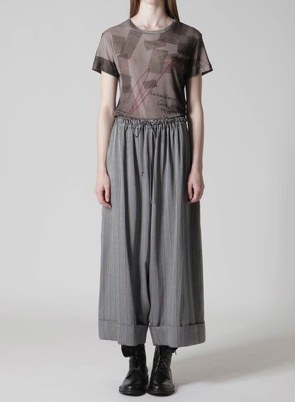 RY/ STRIPE WIDE MACKIN SAROUEL PANTS