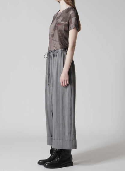 RY/ STRIPE WIDE MACKIN SAROUEL PANTS