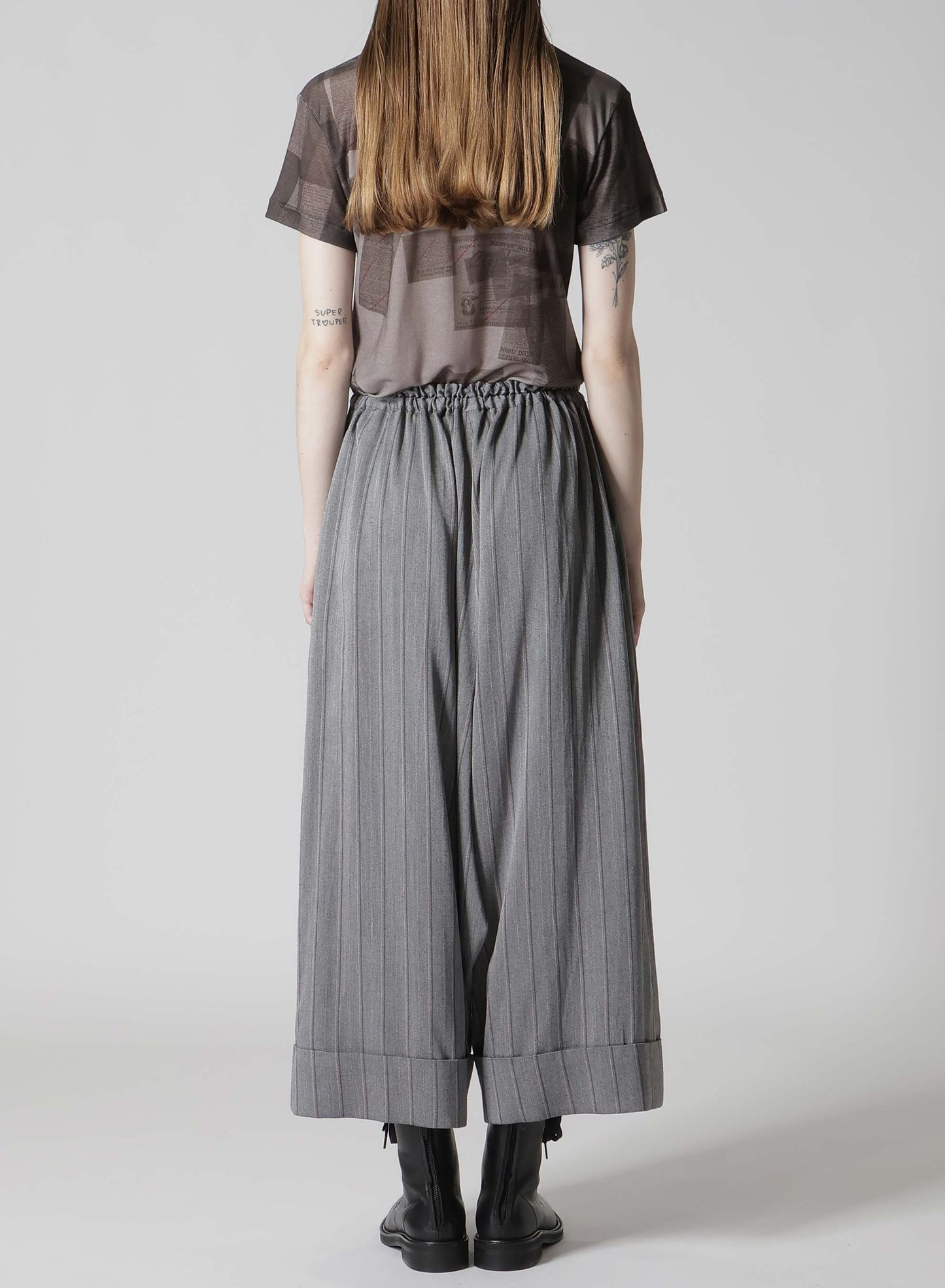 RY/ STRIPE WIDE MACKIN SAROUEL PANTS