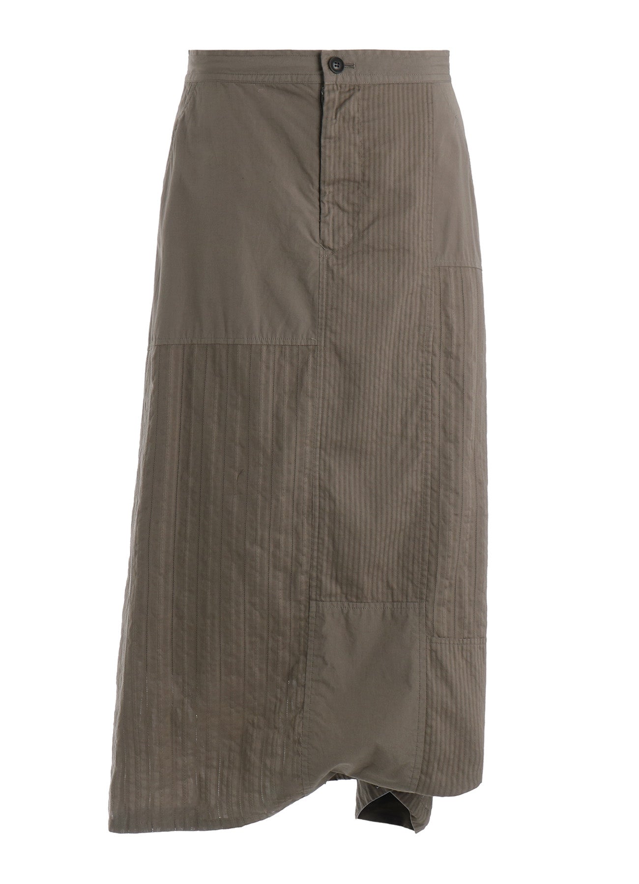 PATCHWORK PATCHED POCKET SKIRT PANTS