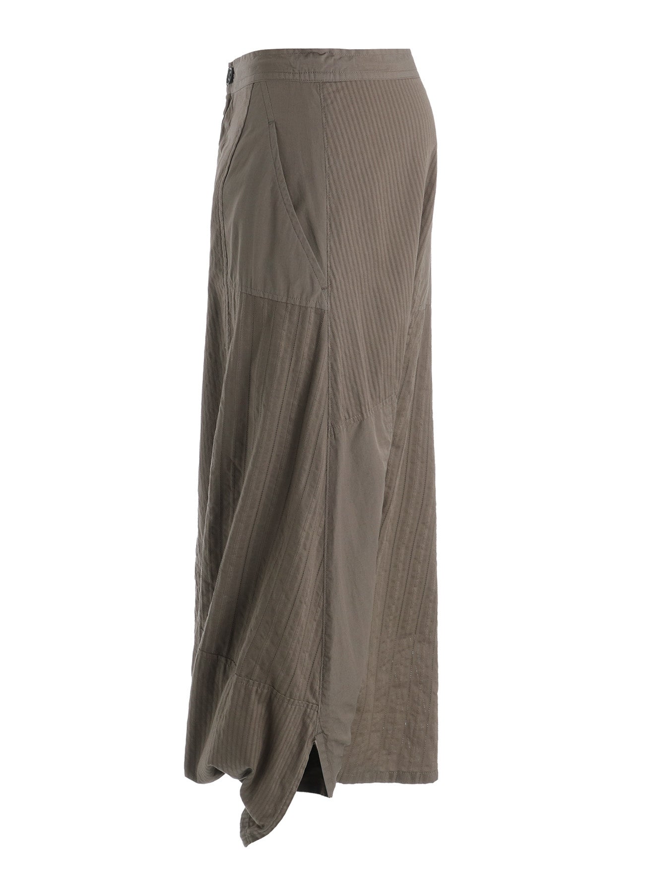 PATCHWORK PATCHED POCKET SKIRT PANTS