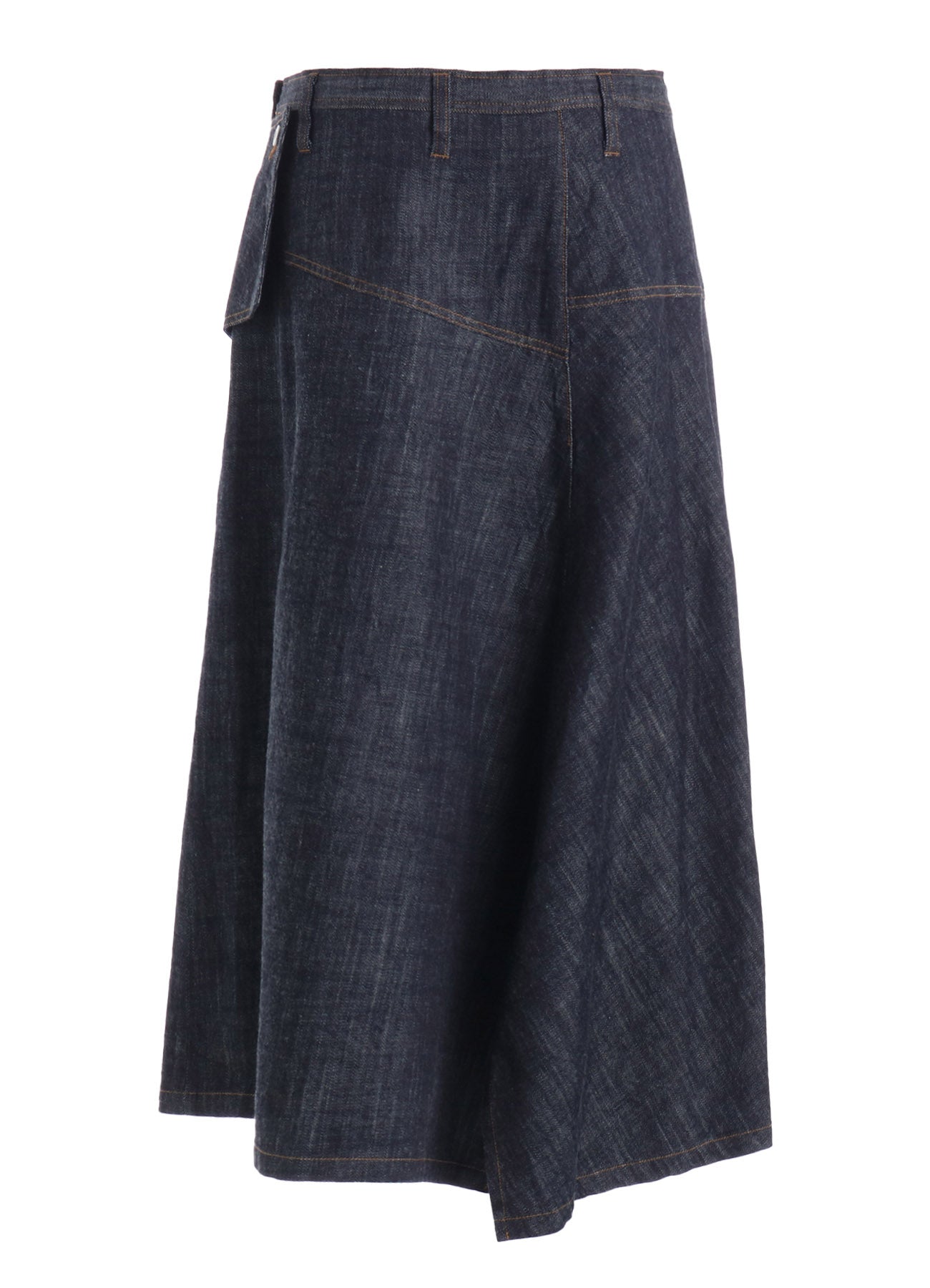 8OZ DENIM BIG FLAP SKIRT – THE SHOP YOHJI YAMAMOTO