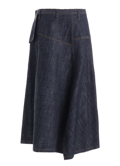 8OZ DENIM BIG FLAP SKIRT
