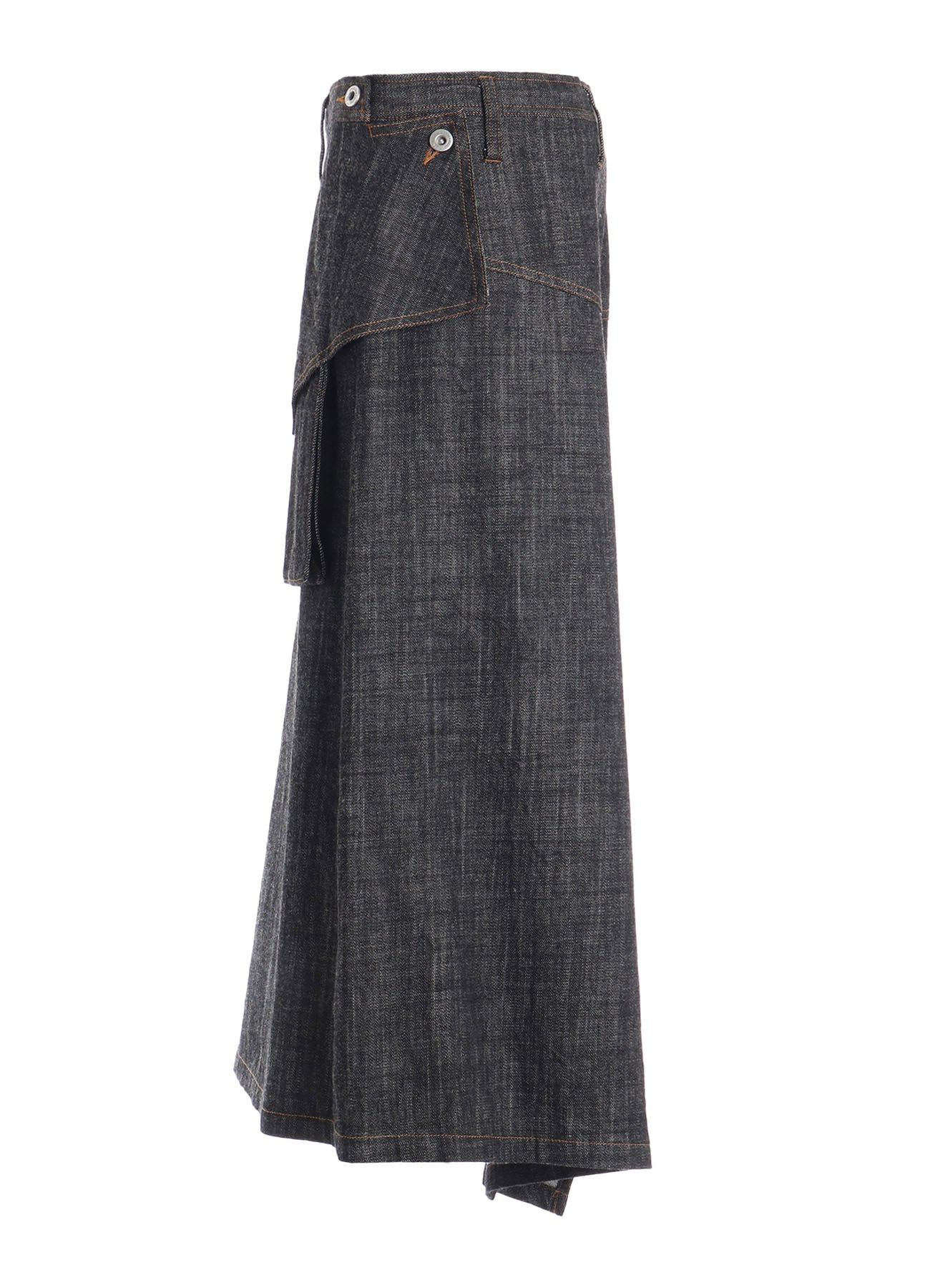 8OZ DENIM BIG FLAP SKIRT