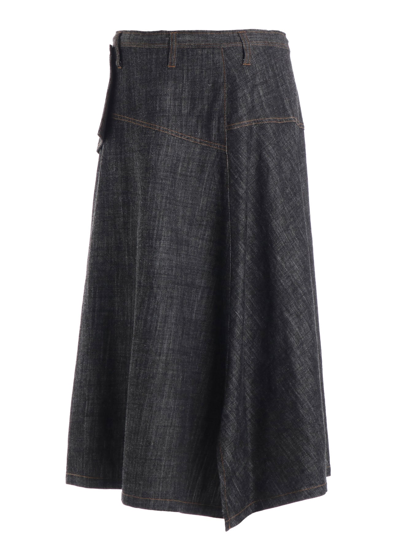 8OZ DENIM BIG FLAP SKIRT – THE SHOP YOHJI YAMAMOTO