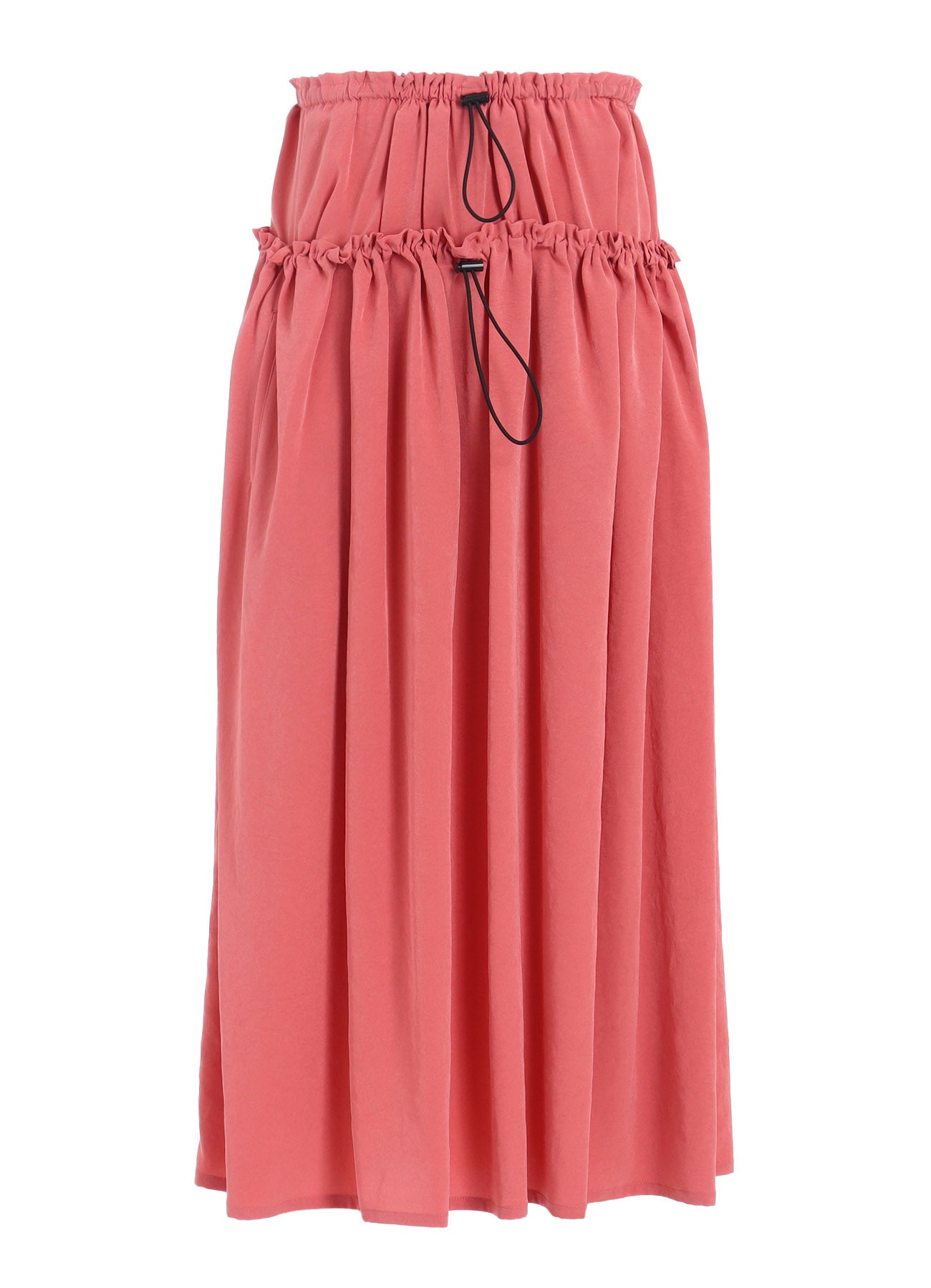 TA/PE CREPE DE CHINE DOUBLE GATHERED SKIRT