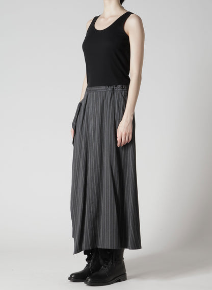 RY/ STRIPE TRIANGLE FRONT STITCH SKIRT