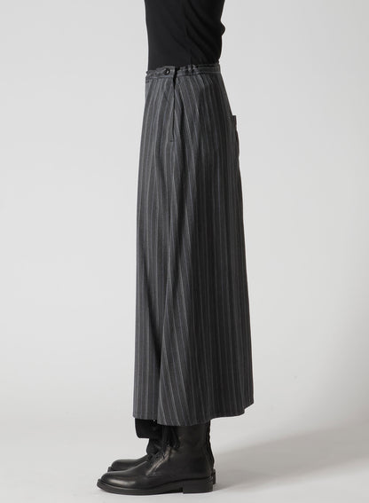 RY/ STRIPE TRIANGLE FRONT STITCH SKIRT