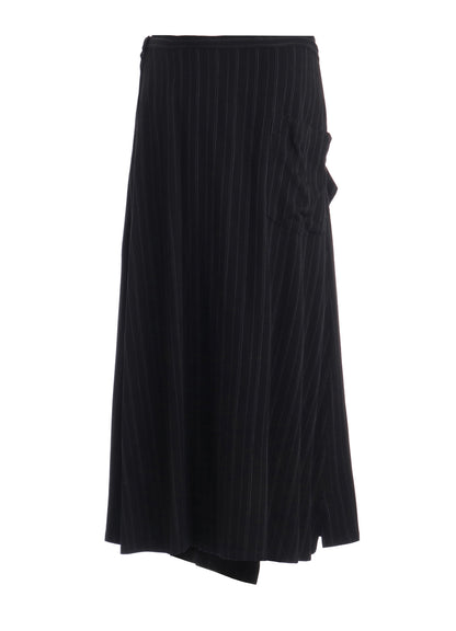 RY/ STRIPE TRIANGLE FRONT STITCH SKIRT