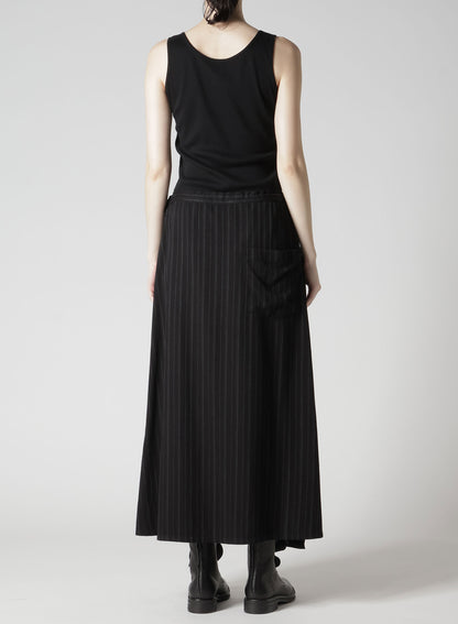 RY/ STRIPE TRIANGLE FRONT STITCH SKIRT