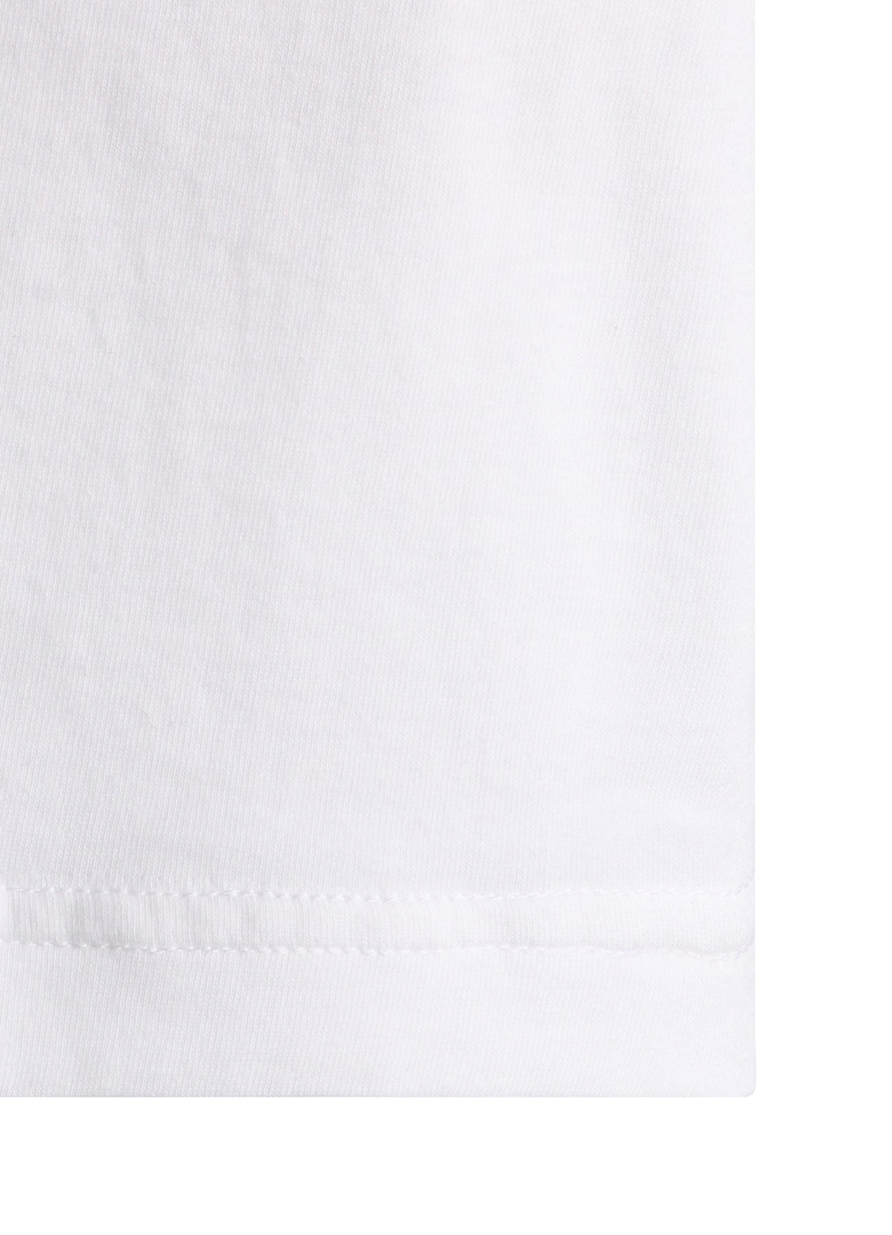 COTTON JERSEY LACE PRINT SHORT SLEEVE TEE