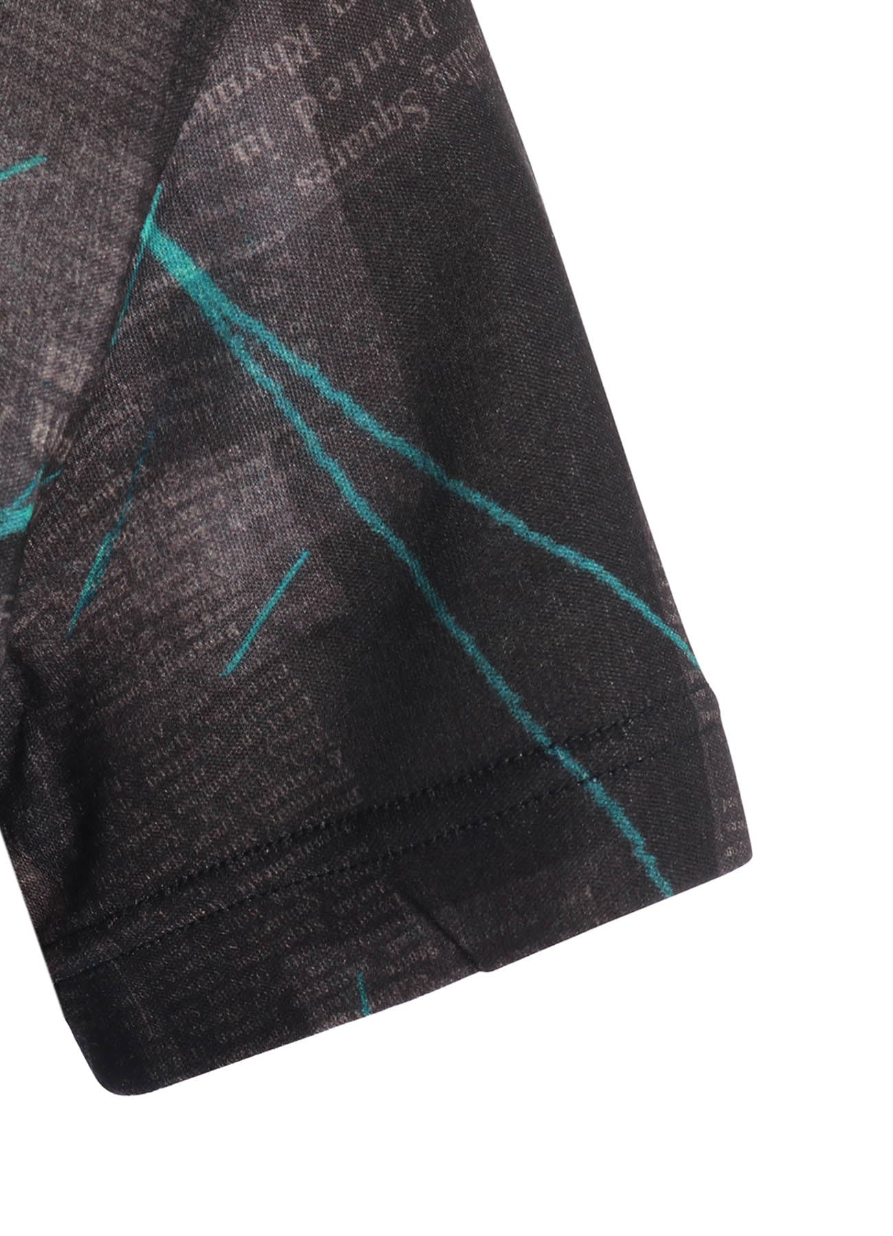 CELLULOSE NEWSPAPER PRINT SHORT SLEEVE TEE