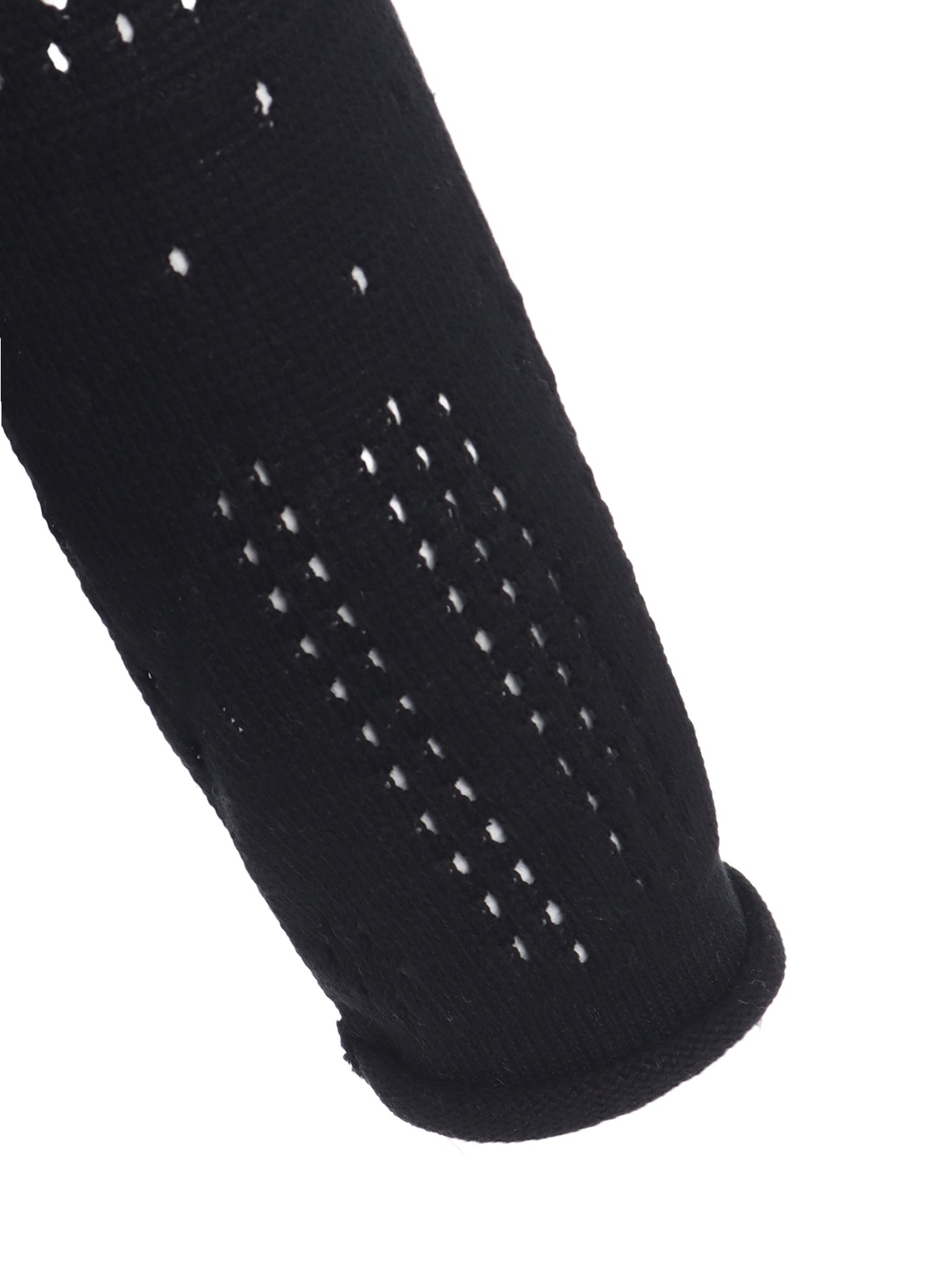 PATCHWORK LACE CURLED COLLAR ROUND NECK PULLOVER