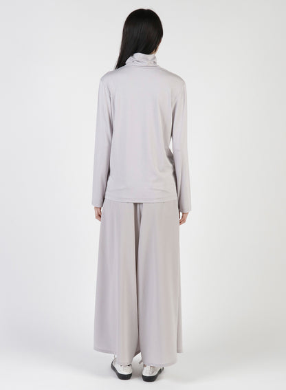 SMOCKING JQ GATHERED COLLAR PULLOVER