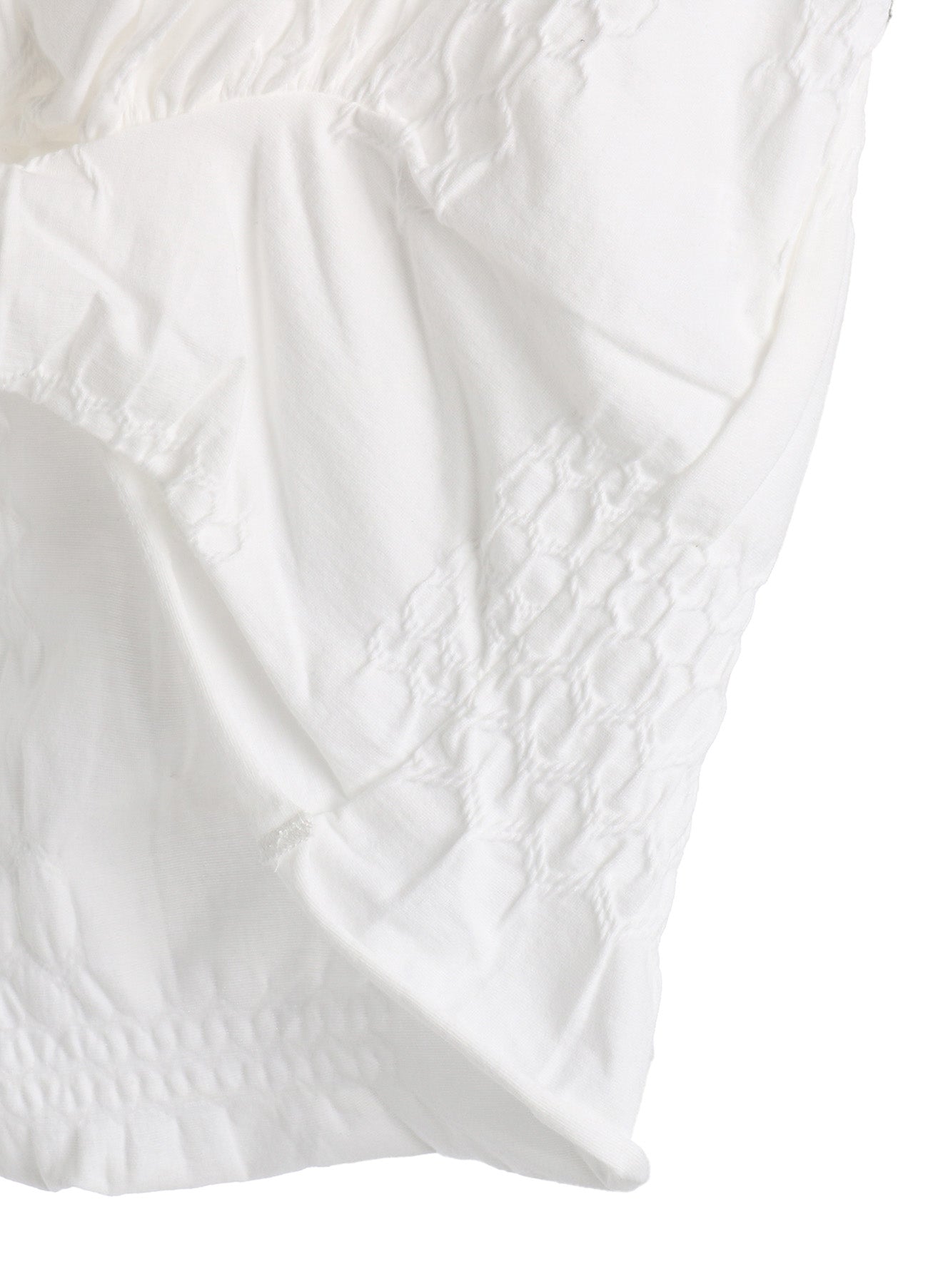 SMOCKING JQ GATHERED COLLAR PULLOVER