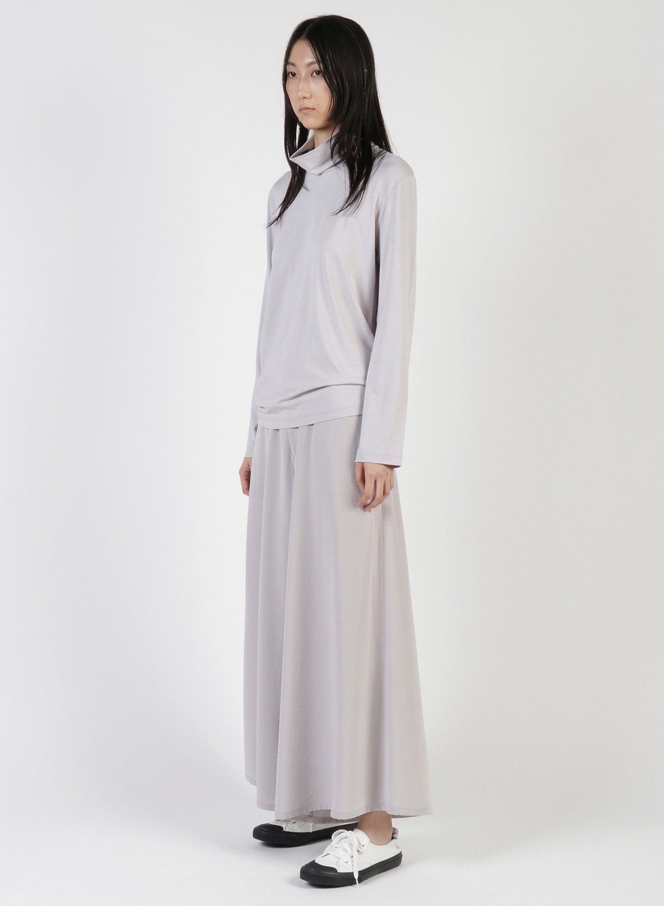 SMOCKING JQ GATHERED COLLAR PULLOVER