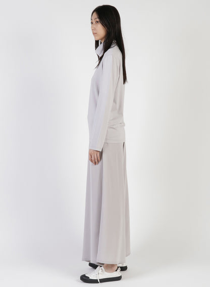 SMOCKING JQ GATHERED COLLAR PULLOVER