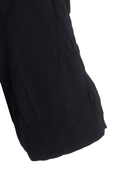 SMOCKING JQ ASYMMETRIC 3/4 SLEEVE TEE