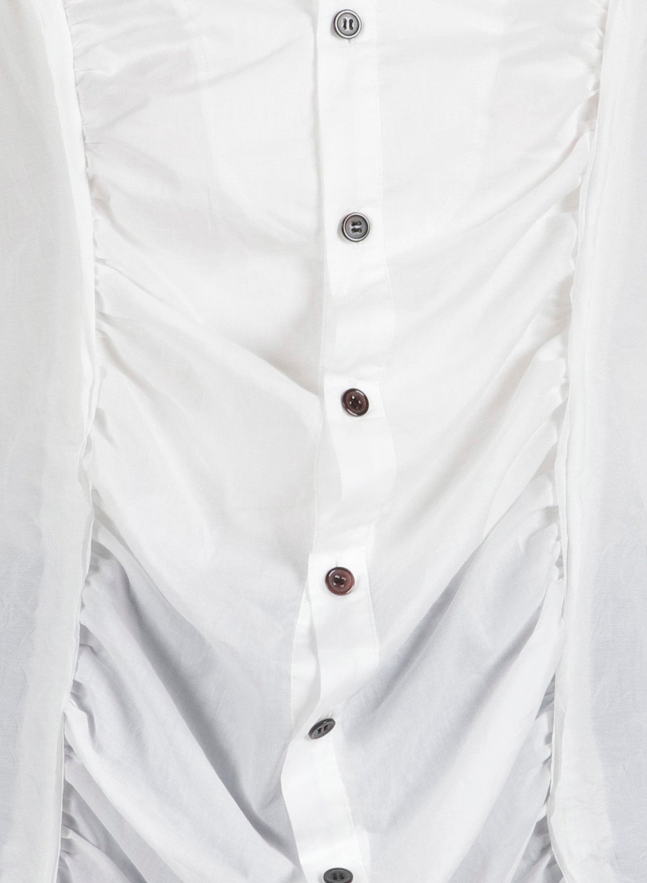 FRENCHTERRY HAND STITCH BACK ZIP PULLOVER