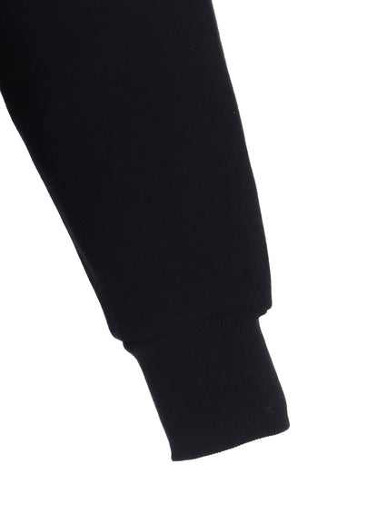 FRENCHTERRY HAND STITCH BACK ZIP PULLOVER