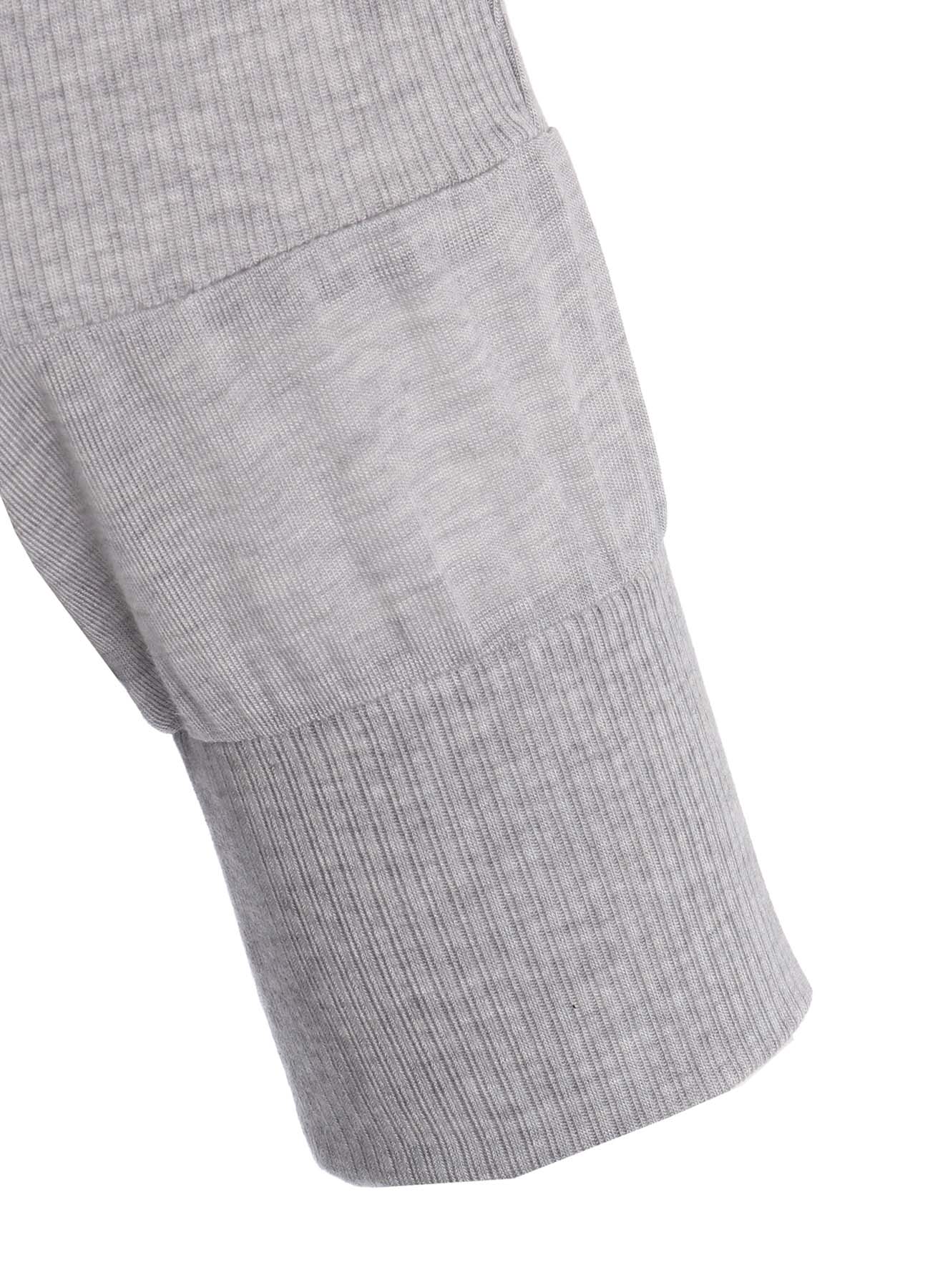 GAUZE JERSEY X RIB PANEL HIGH NECK SHORT SLEEVE TEE