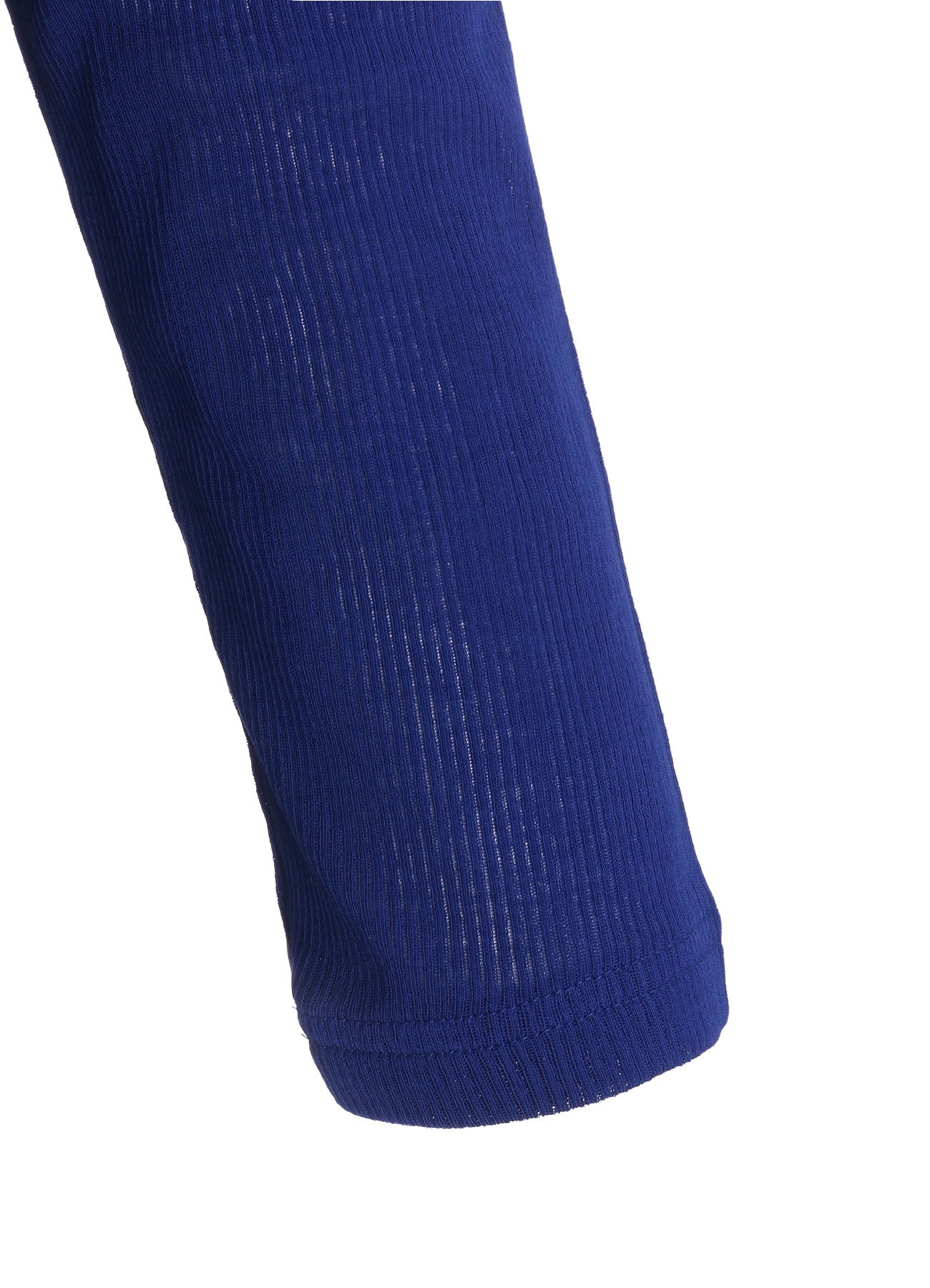 MERCERIZED RIB ASYMMETRIC CARDIGAN