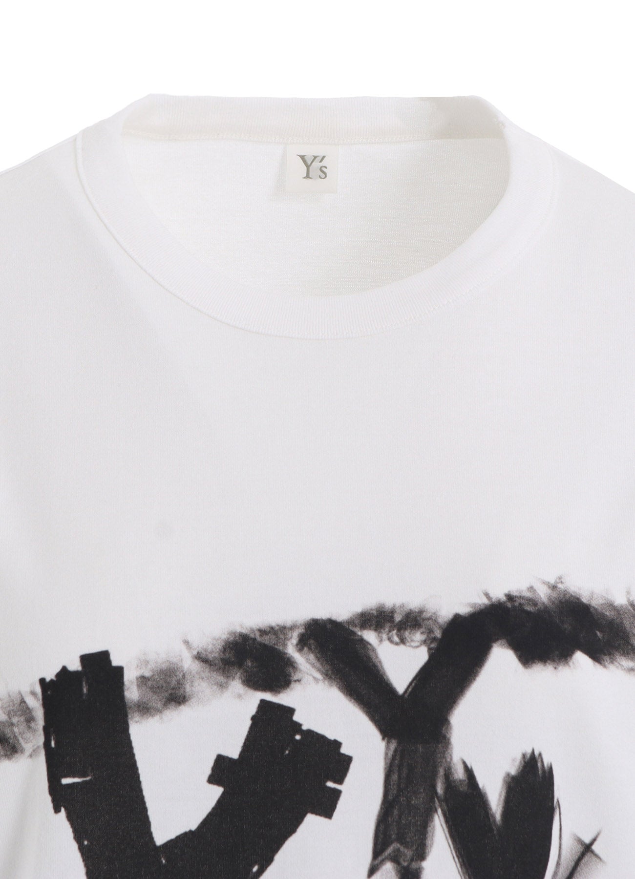 "Y" PIGMENT-PRINT HALF-SLEEVE TEE