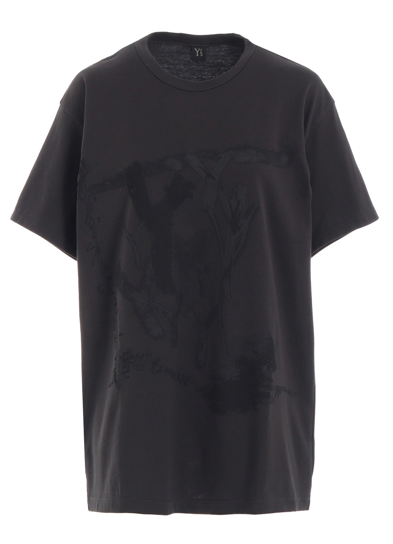 "Y" PIGMENT-PRINT HALF-SLEEVE TEE