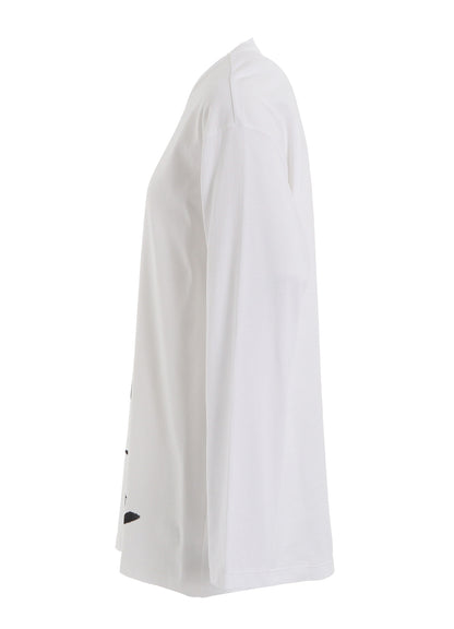 "Y" PIGMENT-PRINT LONG-SLEEVE TEE