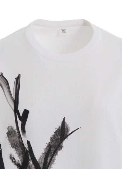 "Y" PIGMENT-PRINT LONG-SLEEVE TEE