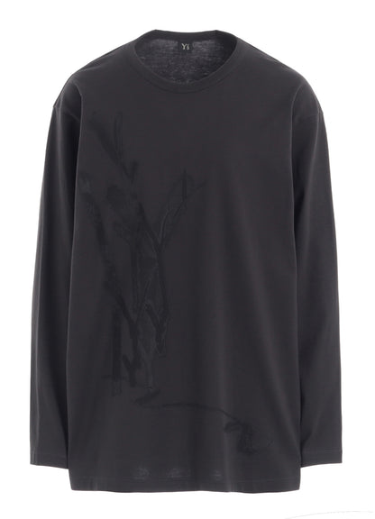 "Y" PIGMENT-PRINT LONG-SLEEVE TEE