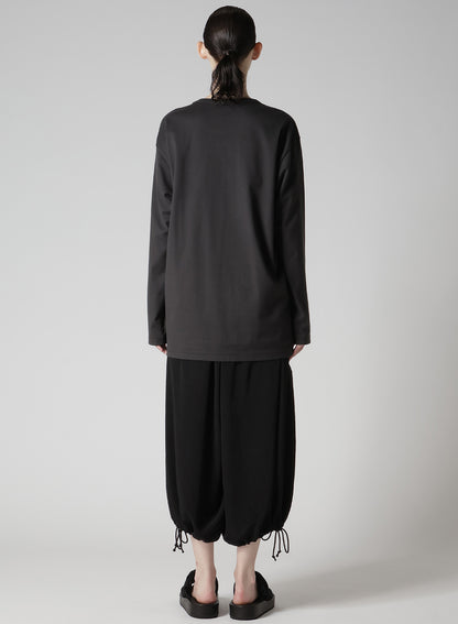 "Y" PIGMENT-PRINT LONG-SLEEVE TEE