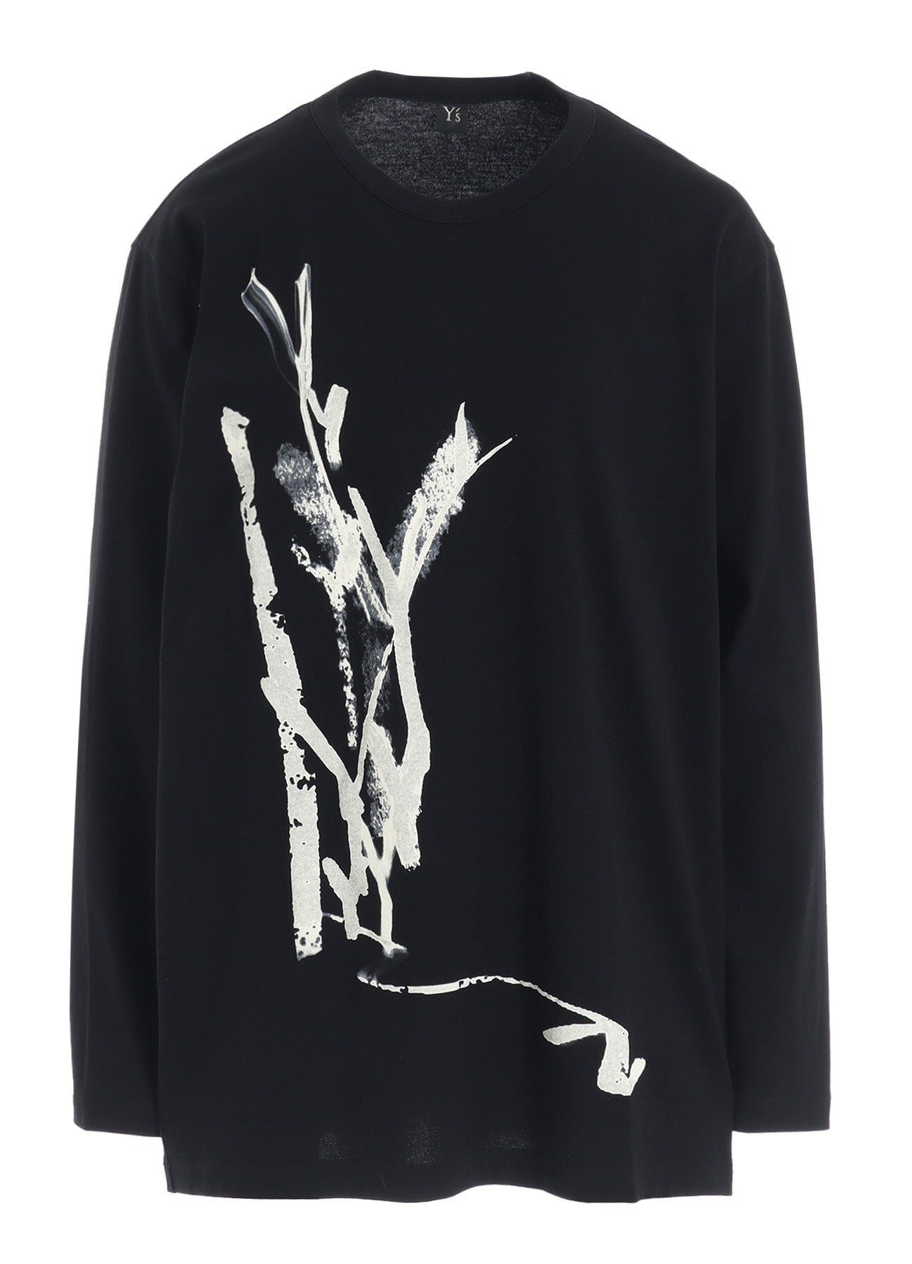 "Y" PIGMENT-PRINT LONG-SLEEVE TEE