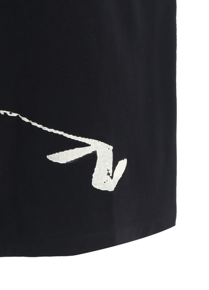 "Y" PIGMENT-PRINT LONG-SLEEVE TEE