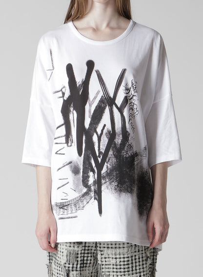 "Y" PIGMENT-PRINT BIG TEE