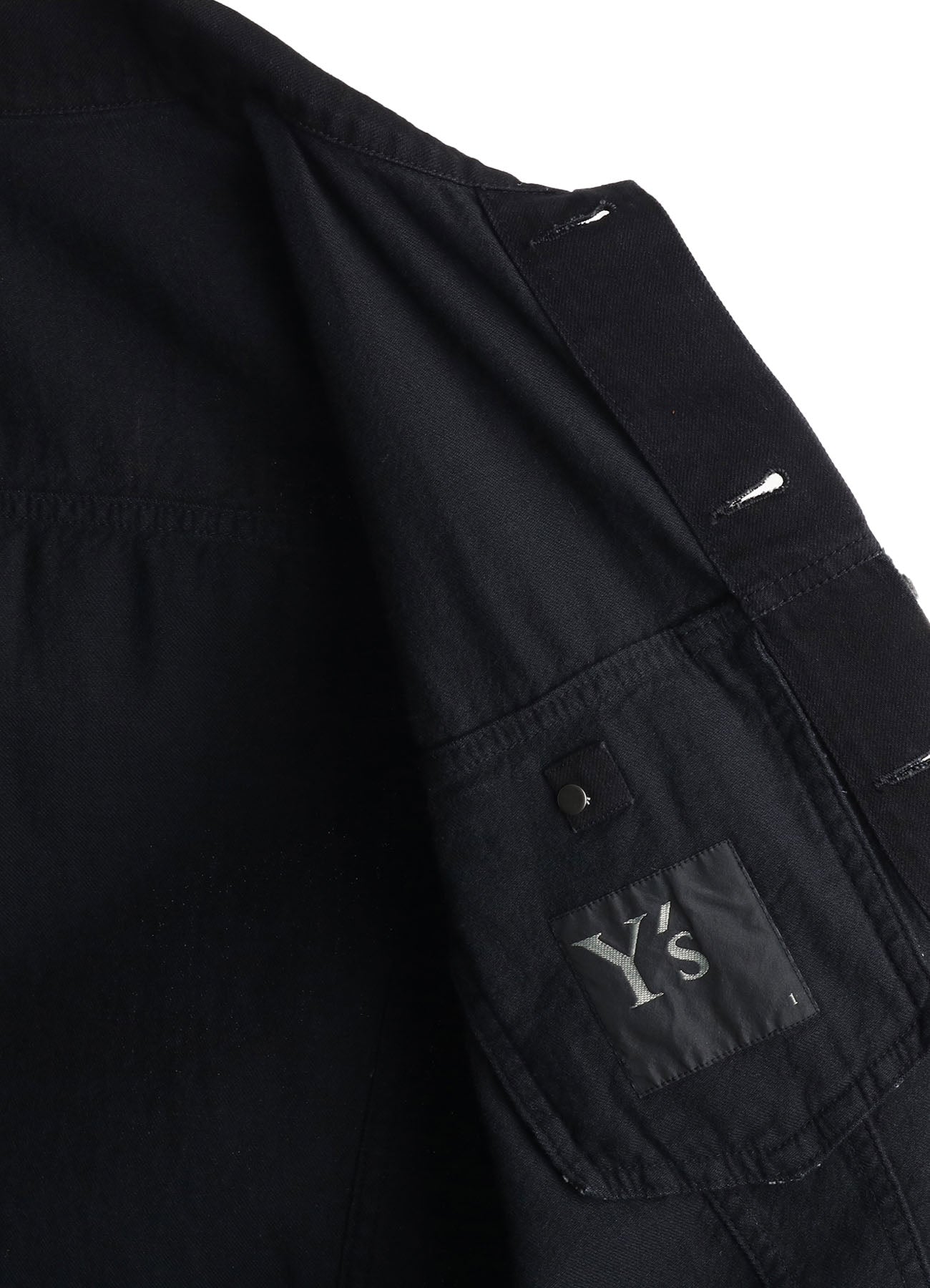 8OZ DENIM BRUSH BLEACH PANEL DENIM JACKET – THE SHOP YOHJI YAMAMOTO