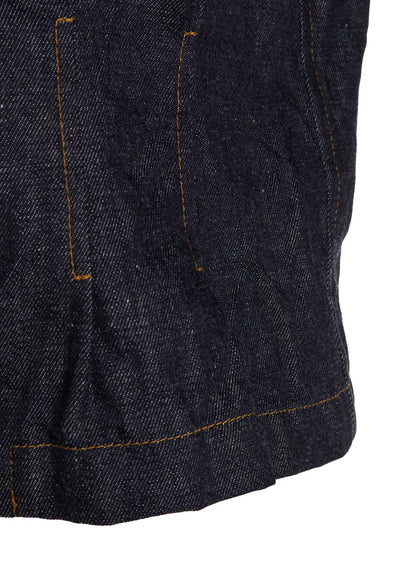 6OZ DENIM 3/4 SLEEVE BLOUSE