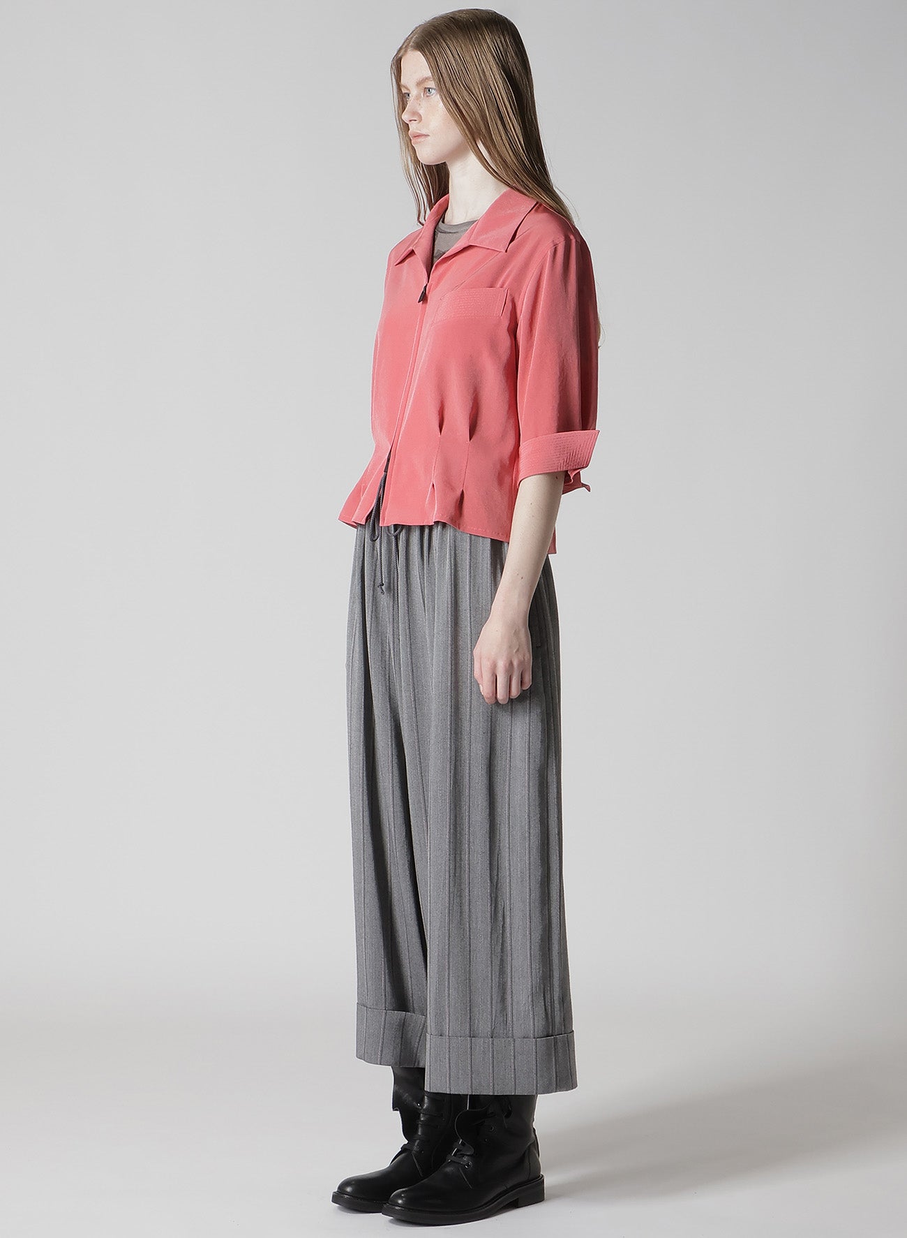 TA/PE CREPE DE CHINE 3/4 SLEEVE BLOUSE