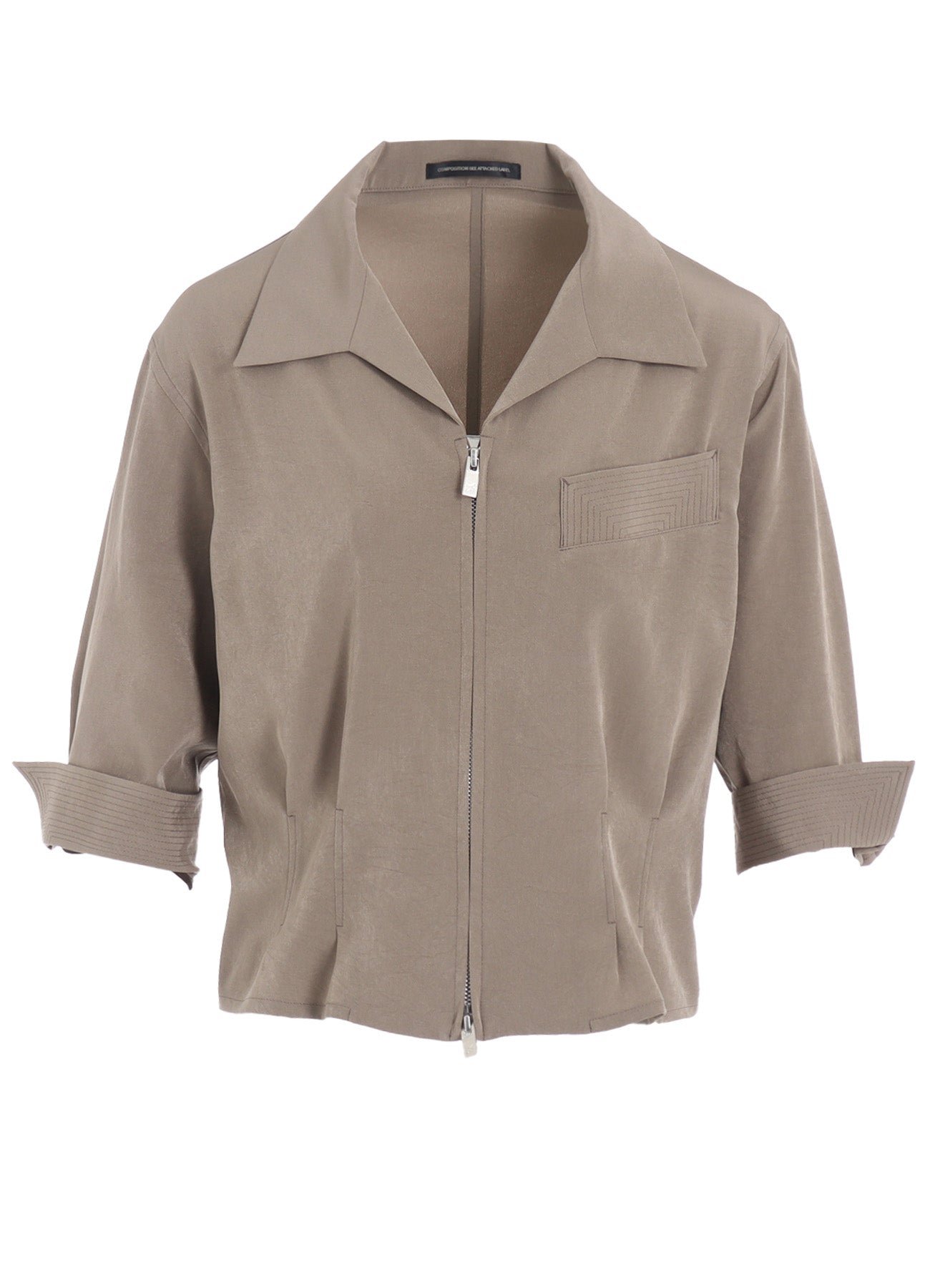 TA/PE CREPE DE CHINE 3/4 SLEEVE BLOUSE – THE SHOP YOHJI YAMAMOTO