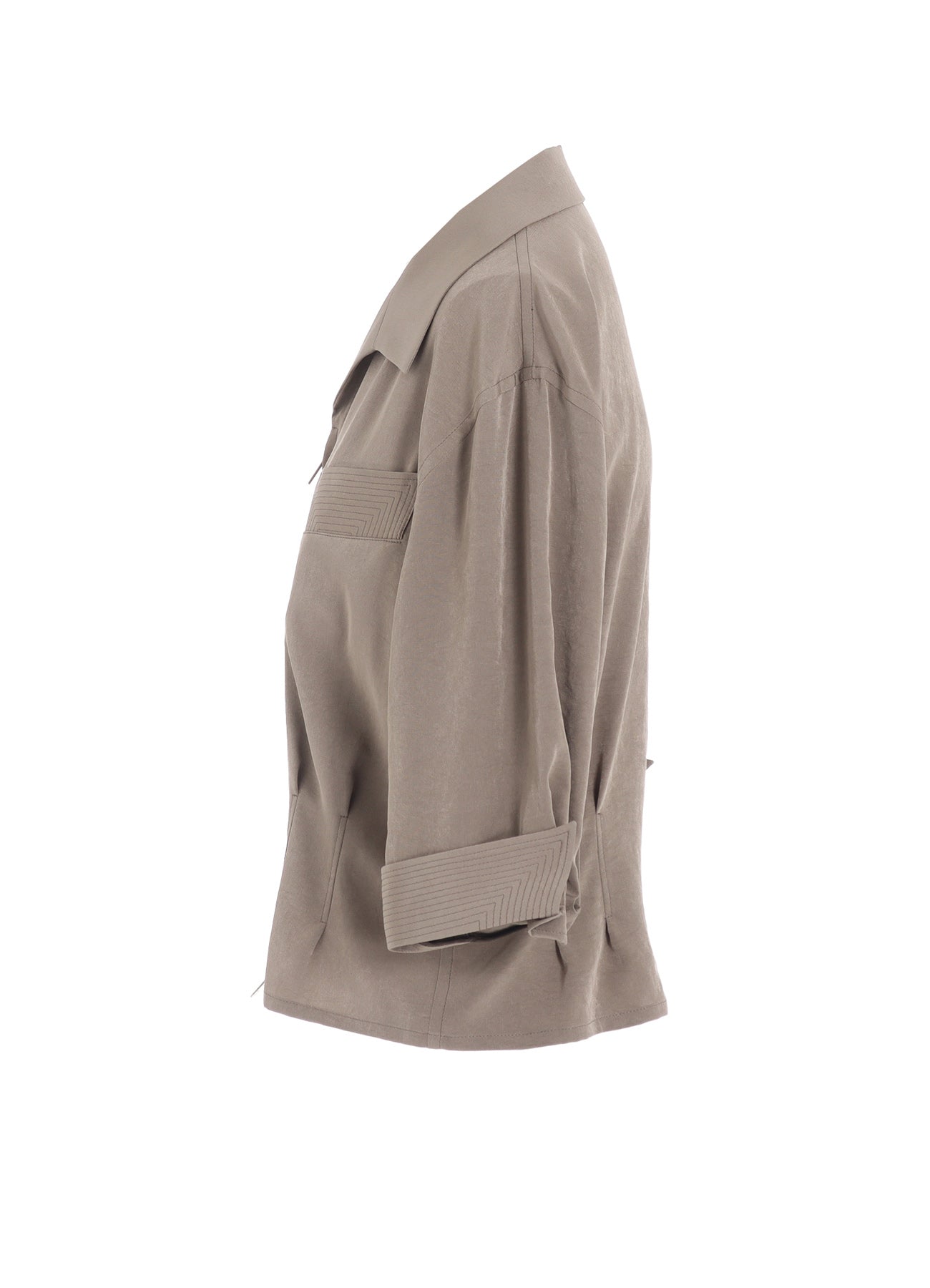 TA/PE CREPE DE CHINE 3/4 SLEEVE BLOUSE – THE SHOP YOHJI YAMAMOTO